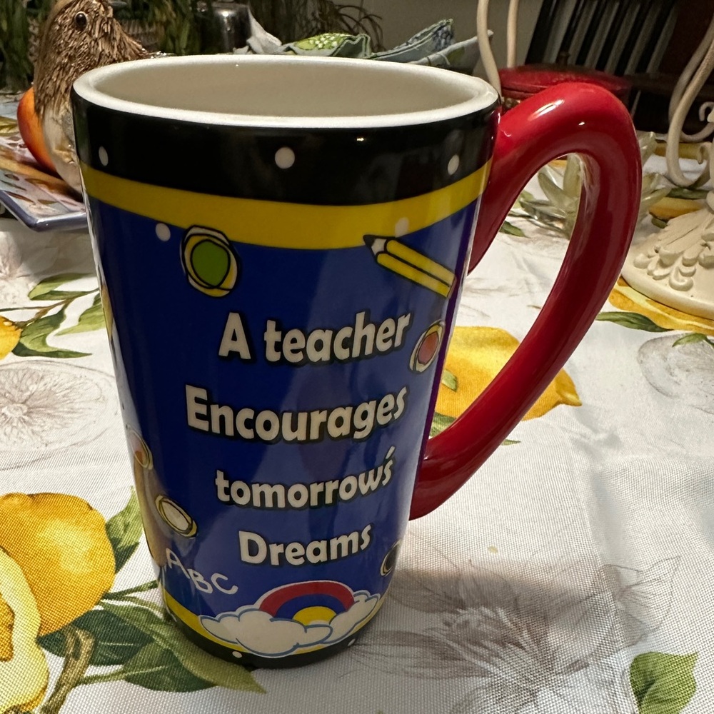 GANZ White Ceramic Mug Teachers